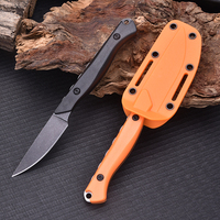 Couteau de chasse à lame fixe en acier 3cr13, outils de survie pour le camping en plein air, outils tactiques EDC - Personnalisable OEM