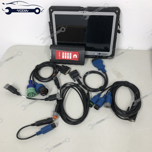 Lecteur OBD2 pour camions lourds, outil de diagnostic pour adaptateur de liaison de données INLINE 7 avec logiciel Cummins Insite V9.0 et tablette cf33 - Product Image 1