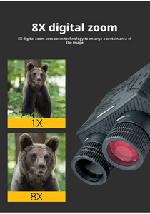 Gafas de Visión Nocturna Monoculares de Alta Calidad con Zoom IR 8X, Binoculares Digitales Infrarrojos de Visión Nocturna de 500 m para Caza al Aire Libre - Product Image 3