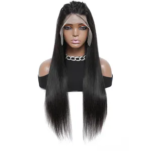 Raw Cambodian Hair Wigs Raw Indian Hair Glueless Full Hd Lace Frontal Wigs Raw Vietnamese Hair Cuticle Aligned Human Hair Wigs