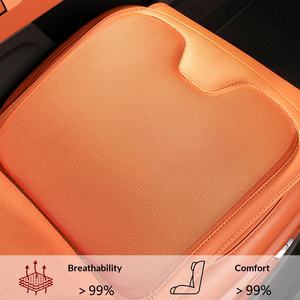 เบาะรองนั่งในรถยนต์ระบายอากาศเย็นสบายสำหรับฤดูร้อน พร้อมแผ่นรองน้ำแข็งไหม OLIVER บรรจุใยธรรมชาติ - Product Image 2