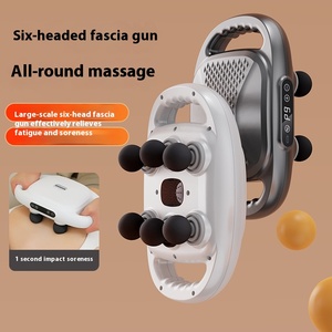 Hot bán làm giảm căng thẳng cơ bắp hoạt động bền vững thân thiện với da vật liệu an toàn hiệu quả thư giãn 6 đầu massage súng - Product Image 2