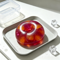 Nouveau Jouet Anti-Stress en Plastique à Presser, Balle de Maltose en Gelée de Raisin et Noix de Coco, Ambiance Cool, Cadeau de Décompression pour Enfants de 5 à 7 Ans