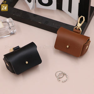 Sevimli taşınabilir halka çanta suni deri düğün lüks yüzük yastık kutusu anahtarlıklar ile iş ve promosyon hediyeler için evcil - Product Image 3