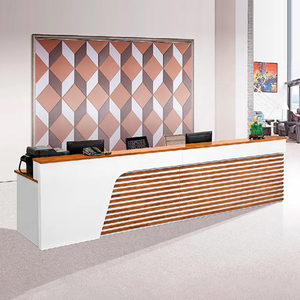 Customized <strong>Reception</strong> <strong>Desk</strong> Design Fancy Modern Office <strong>Reception</strong> Counter Front <strong>Desk</strong> Design - Product Image 4