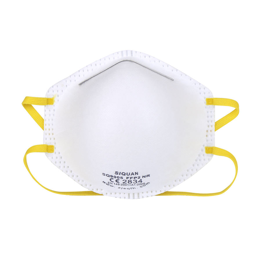 Facial Mouth Cover 4 Layer with Nose Clip Elastic Headband Cup-shaped head mask