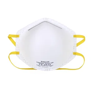 Copertura per la bocca del viso 4 strati con Clip per il naso maschera per la testa a forma di tazza con fascia elastica