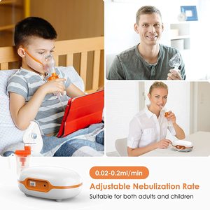 Fitconn grado médico Mini nebulizador forma inhalador para niños adultos cómodo DC compresor máscara para <span class=keywords><strong>tos</strong></span> asma - Product Image 5
