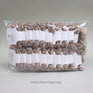 Set Scrunchie Desainer Bunga Mutiara Mewah 2-Potong Sampel Cepat Ikat Rambut Wanita untuk Aksesoris Anak Perempuan - Product Image 4