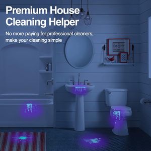 Lampe <span class=keywords><strong>de</strong></span> poche UV lumière noire, 51 LED 395 nM détecteur <span class=keywords><strong>de</strong></span> lumière noire ultraviolette <span class=keywords><strong>pour</strong></span> urine <span class=keywords><strong>de</strong></span> chien, taches d'animaux et punaises <span class=keywords><strong>de</strong></span> <span class=keywords><strong>lit</strong></span> - Product Image 4