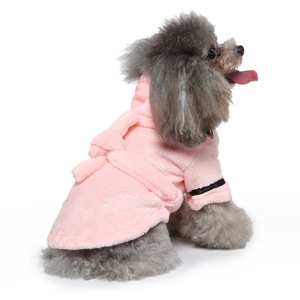 Custom Pet <strong>Dog</strong> Clothes Super Absorbent Pet <strong>Bathrobe</strong> for Cats and <strong>Dogs</strong> Microfiber <strong>Dog</strong> <strong>Bathrobe</strong> Bath Towel - Product Image 6