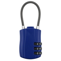 Cadenas de voyage étanche à combinaison à 3 chiffres en alliage de zinc pour bagages, étudiants et salle de sport