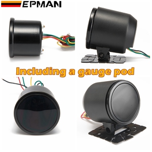 EPMAN Jauge <span class=keywords><strong>de</strong></span> suralimentation <span class=keywords><strong>numérique</strong></span> pour voiture, <span class=keywords><strong>moteur</strong></span>, automobile, 2 pouces, 52 mm, 20 LED, PSI/BAR, avec capteur EP-GA50BOOST - Product Image 3