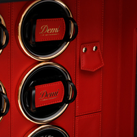 Boîte à montres automatique de luxe à 12 emplacements avec affichage LED, verrouillage par empreinte digitale, moteur silencieux et étui de rangement protecteur