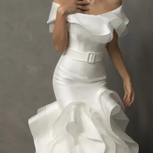 全新设计师繁重的女性婚纱新娘礼服2023谦虚的婚纱