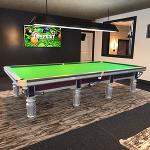 Table de billard <span class=keywords><strong>Riley</strong></span> 12 pieds, très vendue, pour usage domestique, avec accessoires complets, construction en ardoise et bois, design moderne - Product Image 1