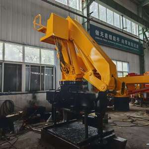 Dump Truck With Hydraulic Articulated Boom Arm 360 Degrees Slewing Loader <strong>Lorry</strong> <strong>Crane</strong> 3 Ton Hot Sale Trcck <strong>Crane</strong> - Product Image 6