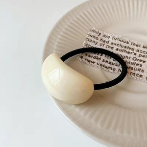 Mode Simple femmes élastiques bandes de cheveux gros ovale cheveux manchettes haute élastique rond bandeau coiffure - Product Image 6