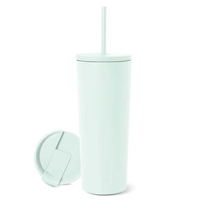 Meilleure Vente – Gourde Isotherme en Acier Inoxydable 24 oz avec Double Couvercle, Tasse de Voyage, Doublure 304, Isolation Chaud/Froid 6-12 Heures, <span class=keywords><strong>Paille</strong></span> Intégrée, Design Moderne - Product Image 6