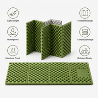 Coussin de siège de camping en mousse IXPE ultraléger et imperméable, tapis de randonnée pliable, isolation thermique réfléchissante en aluminium, résistant aux déchirures