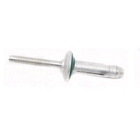 Attelle d'ampoule à tête bombée en aluminium, Rivet aveugle avec caoutchouc pour bateau