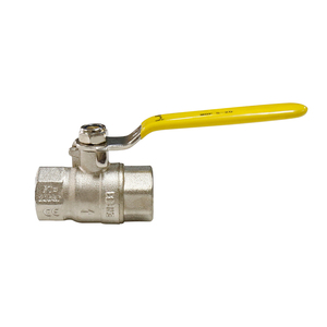 วาล์วบอลทองเหลืองสำหรับแก๊ส ขนาด 1/4"-2" (DN15 ถึง DN40) PN16 พร้อมด้ามจับยาวสีเหลือง ได้รับการรับรองมาตรฐาน CE - Product Image 1