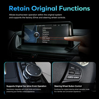 Ewaygps Monitor Reproductor Multimedia con Pantalla Táctil, Bluetooth, Android Auto y CarPlay de Fácil Instalación para BMW Serie 5 F10 F11 F18