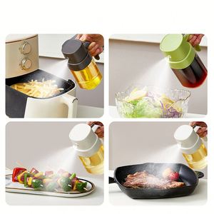6.8oz <b>200ml</b> Kitchen Cooking Olive Oil Spout Vinegar Sprayer Glass Cruet Dispenser Mist Spray Oil <b>Bottle</b> Container for Cooking - Product Image 6