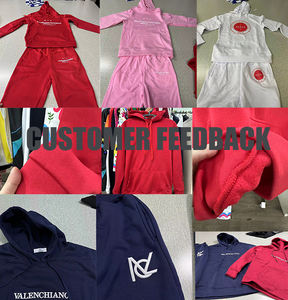 <span class=keywords><strong>Felpa</strong></span> con cappuccio da uomo in bianco personalizzata con cappuccio <span class=keywords><strong>pantaloni</strong></span> da jogging in pile spesso palestra da uomo felpe con cappuccio da uomo Set - Product Image 2