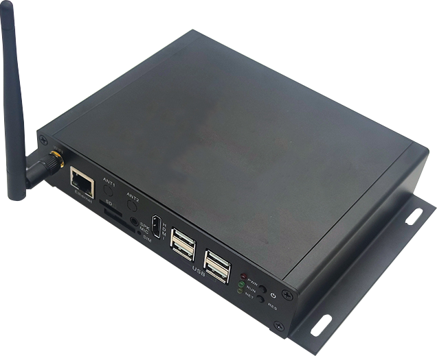 Industrial Android Control Host Aluminum Alloy Case RK3288/RK3568 EN Series Mini PC for Digital Signage/Retail Kiosks/Robotics