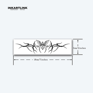 สติกเกอร์ลาย<span class=keywords><strong>สัก</strong></span><span class=keywords><strong>ผีเสื้อ</strong></span>แบบชนเผ่าสุดเซ็กซี่ กันน้ำ ติดทนนาน 15 วัน ลายกึ่งถาวรสำหรับตกแต่งร่างกายบริเวณ<span class=keywords><strong>เอว</strong></span>หลังส่วนล่างสำหรับผู้หญิง - Product Image 4