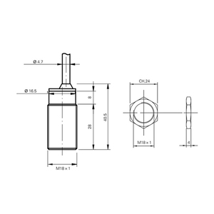 Capteurs de vibration à trois axes Sense MJD18-P série MJD avec principe d'inertie - Product Image 2