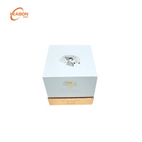 Boîte en papier à fermeture magnétique de luxe, boîte en carton rigide, logo personnalisé, boîtes en papier pour bougies, parfums, cosmétiques, soins de la peau, emballages cadeaux