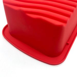 Molde rectangular de silicona para hornear, color gris, apto para horno, antiadherente, para hornear pan y pasteles - Product Image 2