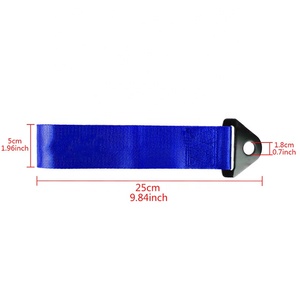 Correa de Remolque JDM de 25 CM, Correa de Remolque Universal de Nailon Resistente, Multicolor, Correa de Remolque Personalizada para Carreras, Accesorios para Modificación de Automóviles JDM - Product Image 3