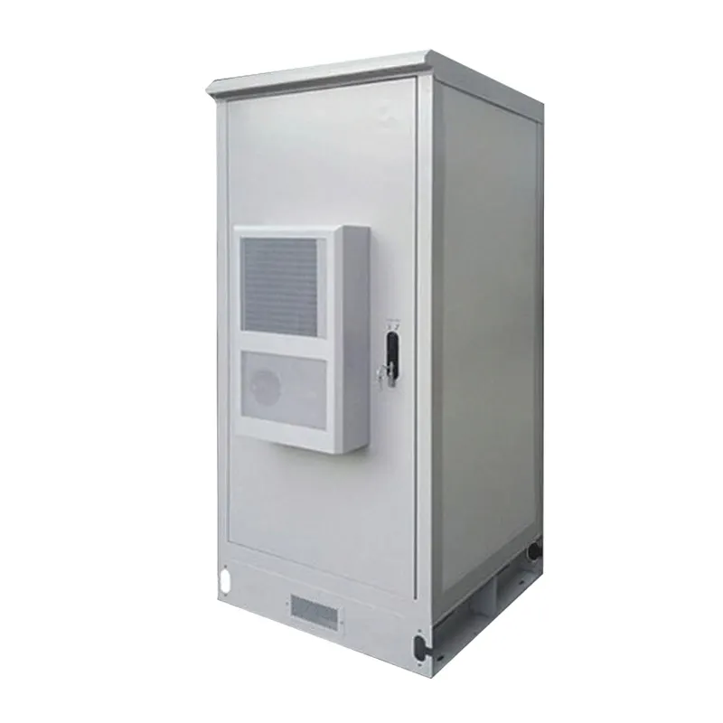 OEM ODM 42U elektrisches Gehäuse 19 Zoll IP66 Bodenständer Außenbereich Telekommunikationsgehäuse Schrank mit Klimaanlage