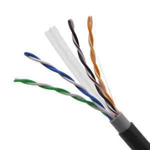 Cable Ethernet CAT6 para Exteriores, 1000 Pies, UTP, Sin Blindaje, Cable de Red LAN, 550MHz, 23AWG, <span class=keywords><strong>0.55mm</strong></span>, Cobre Completo, Negro, para Entierro - Product Image 5