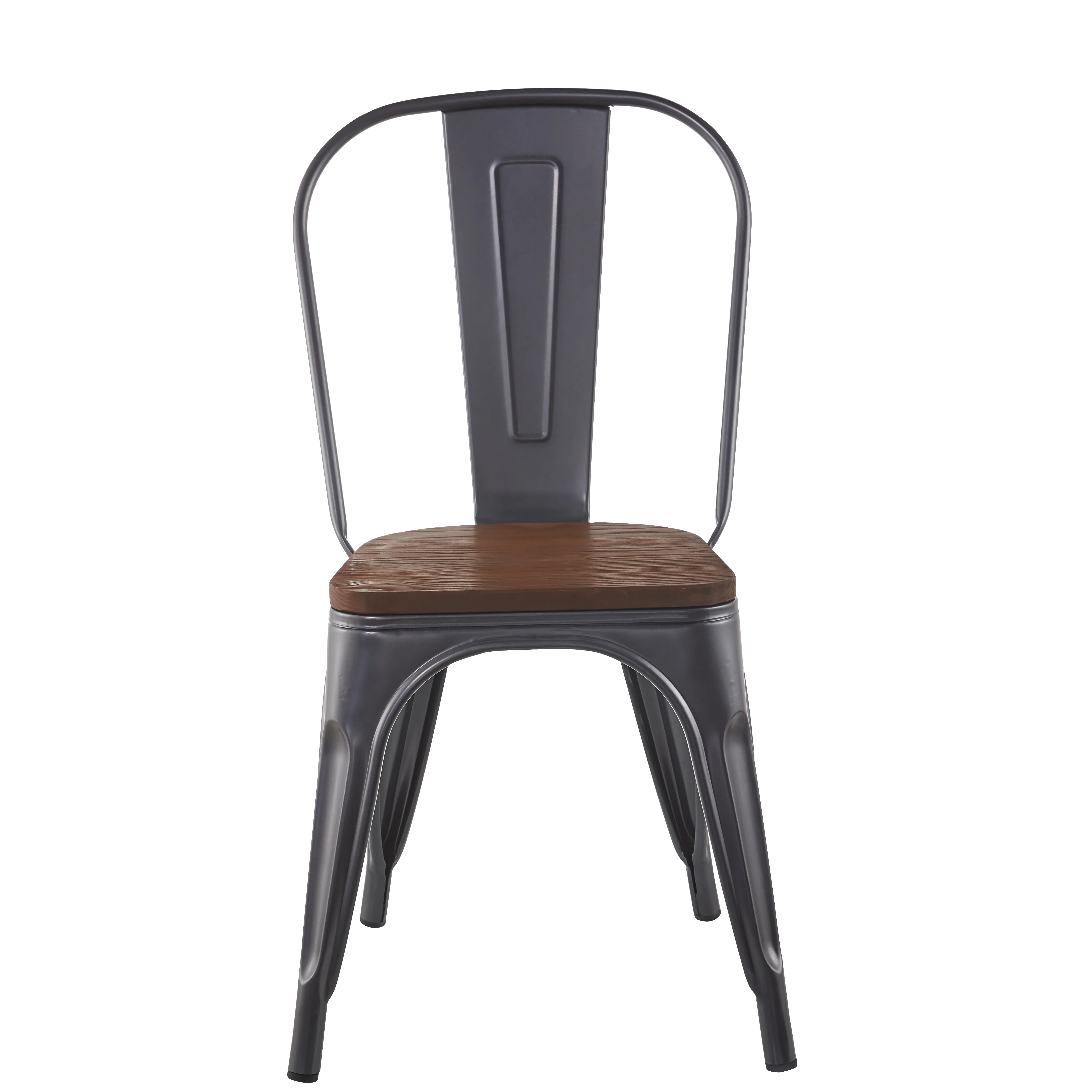 Mobilya için Modern yemek sandalyesi Metal çerçeve sandalyeler otel kahve dükkanı sandalyesi açık