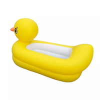 Baignoire gonflable de haute qualité pour bébé, canard jaune Portable pour bébé, Mini piscine à Air pour enfants