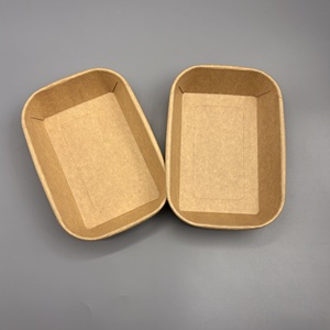 Plateau en papier jetable de haute qualité et résistant, écologique, pour plats à emporter, destiné aux entreprises de restauration commerciale - Product Image 6