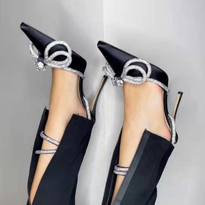 Cialisa-Sandalias <span class=keywords><strong>de</strong></span> tacón alto con nudo <span class=keywords><strong>de</strong></span> mariposa y diamantes <span class=keywords><strong>de</strong></span> imitación para mujer, zapatos <span class=keywords><strong>de</strong></span> vestir para <span class=keywords><strong>fiesta</strong></span> <span class=keywords><strong>de</strong></span> boda, <span class=keywords><strong>2022</strong></span> - Product Image 3