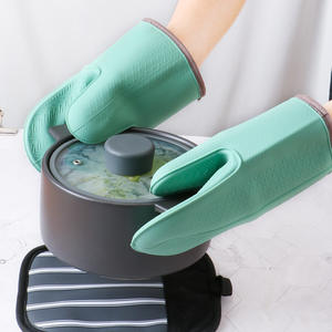 Juego de Guantes de Silicona Flexibles para Horno, Resistentes al Calor, Extra Largos, Profesionales, para Cocina - Product Image 4