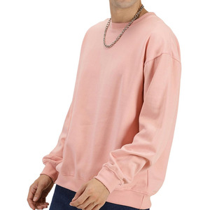 เสื้อสเวตเชิ้ตผู้ชายผ้าคอตตอนเนื้อนุ่ม ทรงโอเวอร์ไซส์ สวมใส่สบาย ทรงหลวม แขนยาว คอกลม เสื้อผ้าผู้ชาย เสื้อสเวตเชิ้ตเนื้อหนา - Product Image 2