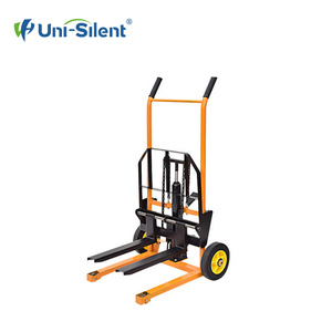 Uni-im lặng của nhãn hiệu tay Pallet Stacker nâng lên 900 mét chiều cao Mini Stacker cường độ cao nâng chuỗi xách tay Stacker FT0409-PT - Product Image 2