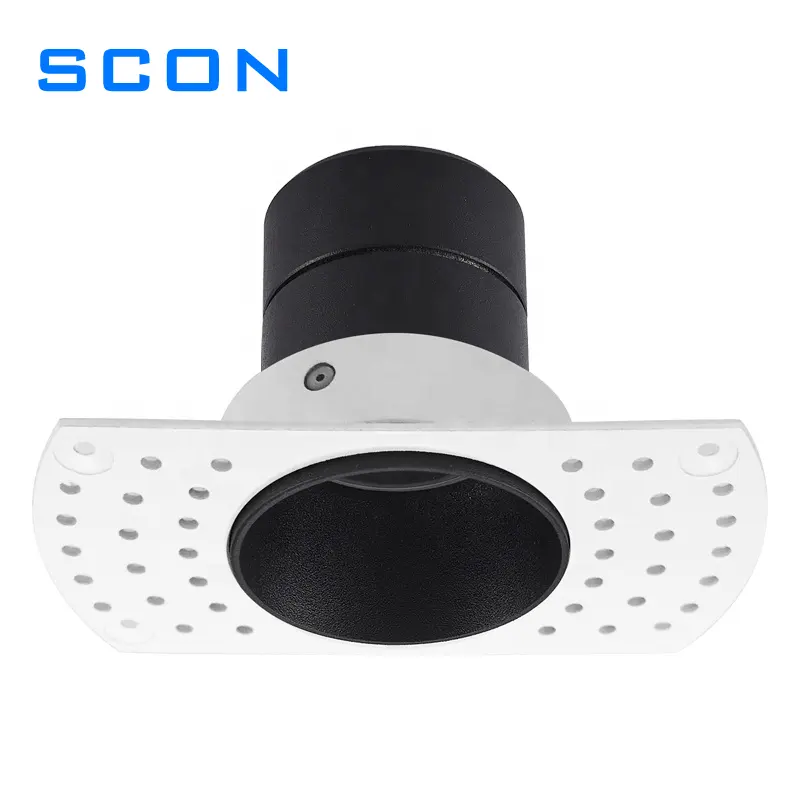 SCON Diameter 4.2CM 15 30 40 Degree Beam Angle Frameless Ceiling Recessed White Mini LED Spotlight SC-SDQ24