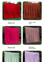 Kain Gauze Stretch untuk Tirai, Dekorasi Pernikahan, Kain Dasar Panggung, Bahan Sutra Susu