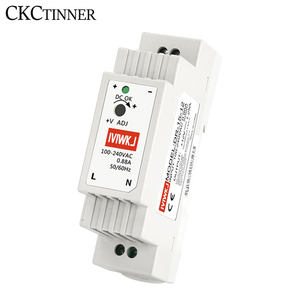 <span class=keywords><strong>Dr</strong></span>-15 15W Din Rail Schakelende Voeding Ingang 100-240V Ac Naar Dc 5V 12V 24V Enkele Uitgang Voor Ledstrip 2.4a 1.25a 0.63a - Product Image 3