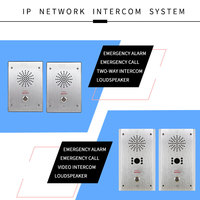 Sistema de intercomunicación de red IP Software Centro de llamadas Teléfono con llamada Sistema de micrófono de paginación VOIP Terminal de intercomunicación SIP