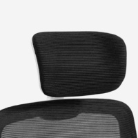 Chaise de bureau moderne réglable pivotante à 360° avec accoudoirs relevables, dossier en maille respirante, cadre blanc pour cadre dirigeant, achat en gros