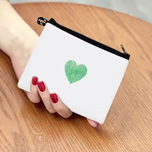 Цвет на заказ с сердечками, для девушек и женщин Неопреновая ткань сумки кошелек сумка